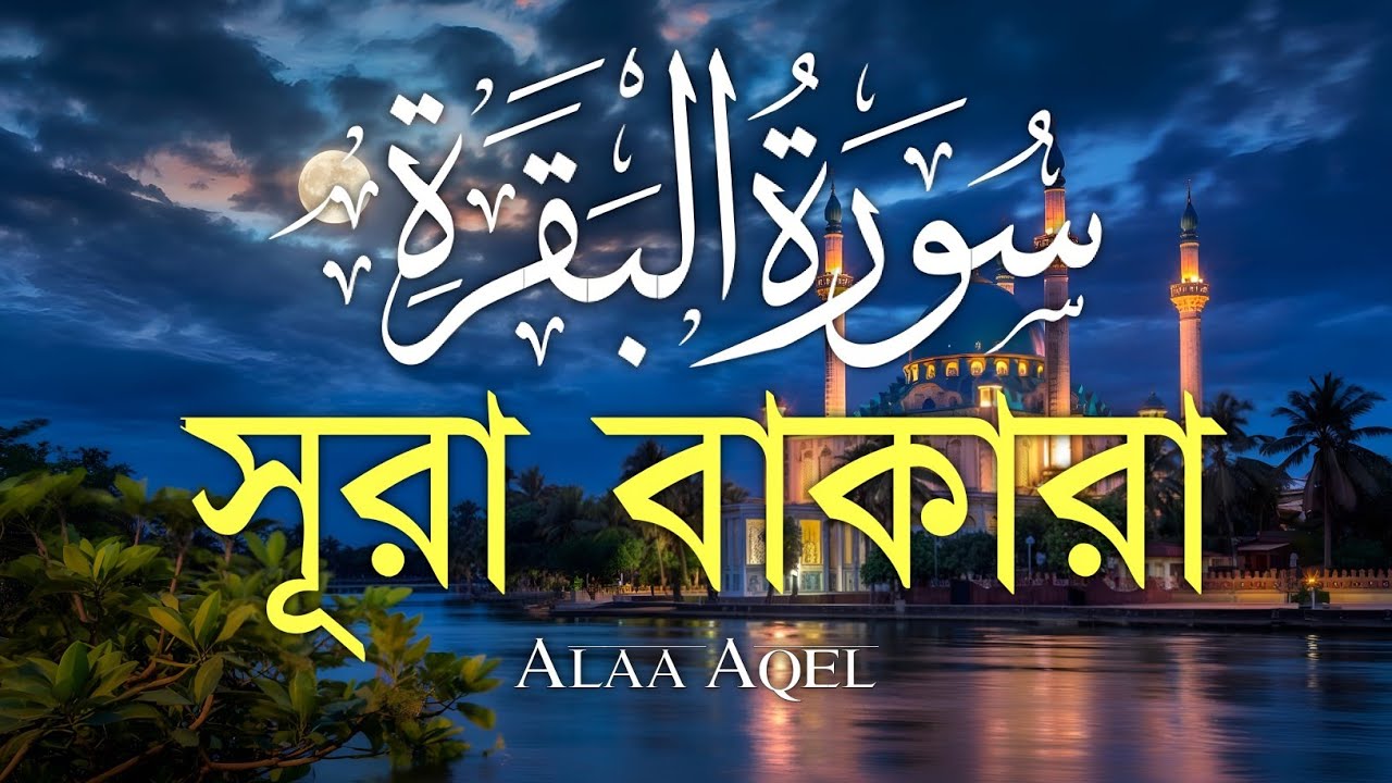 ঘরের উন্নতির জন্য সূরা বাকারা প্রতিদিন শুনুন I Surah Al Baqarah Full Quran Recitation | Alaa Aqel