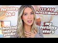 CHOOSING EMBRYO GENDER? IVF COST? FERTILITY Q&A | leighannsays