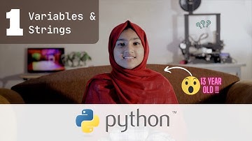 Python Beginners Tutorial For Children 1: Working with Variables and Strings in Python.