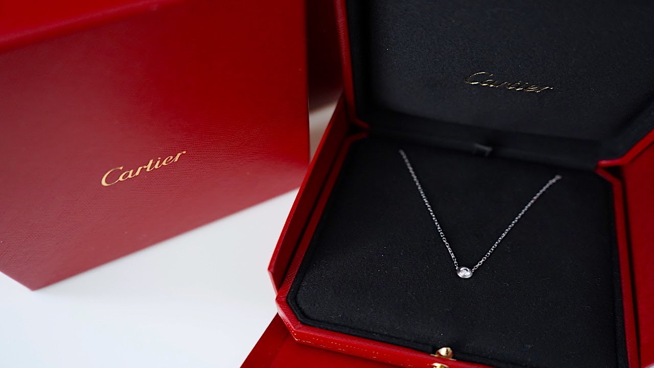 Cartier-Diamants-Legers-SM-1P-Diamond-Necklace-0.09ct-K18-750WG – Kenya KES  KSh