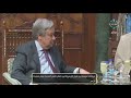 مباحثات موسعة بين شيخ الأزهر والأمين العام للأمم المتحدة بمقر مشيخة الأزهر مع الناس 