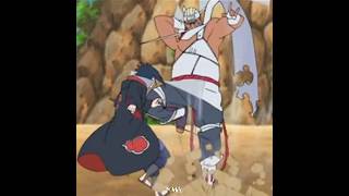 Killer Bee’s Eight-Sword Style vs Sasuke 💀🔥 #sasuke #narutoshippuden