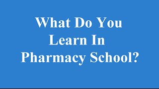 What do you learn in pharmacy school? http://pharmacyschool.us having
an understanding of school can help students be better prepared.
phar...