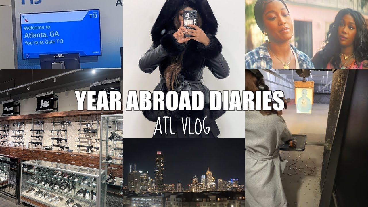 48 Hours Solo in Atlanta 🇺🇸 | Waffle House, Gun Range & Movies | Year Abroad Diaries