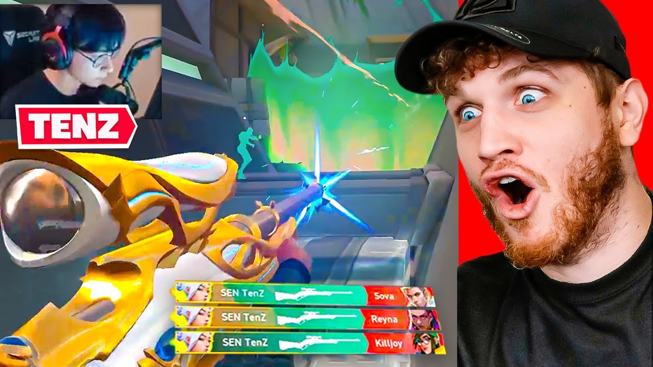 Реакция нубов Valorant на игру TenZ *INHUMAN*