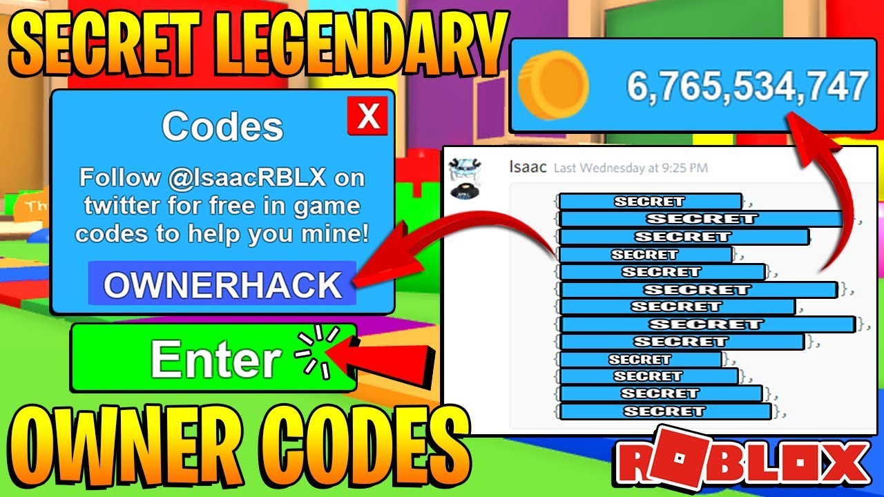 Roblox Mining Simulator All Legendary Codes