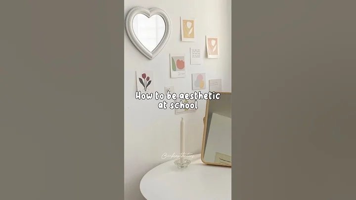 How to be aesthetic at school 🤍✨ #aesthetic #school #trending #viral #tips