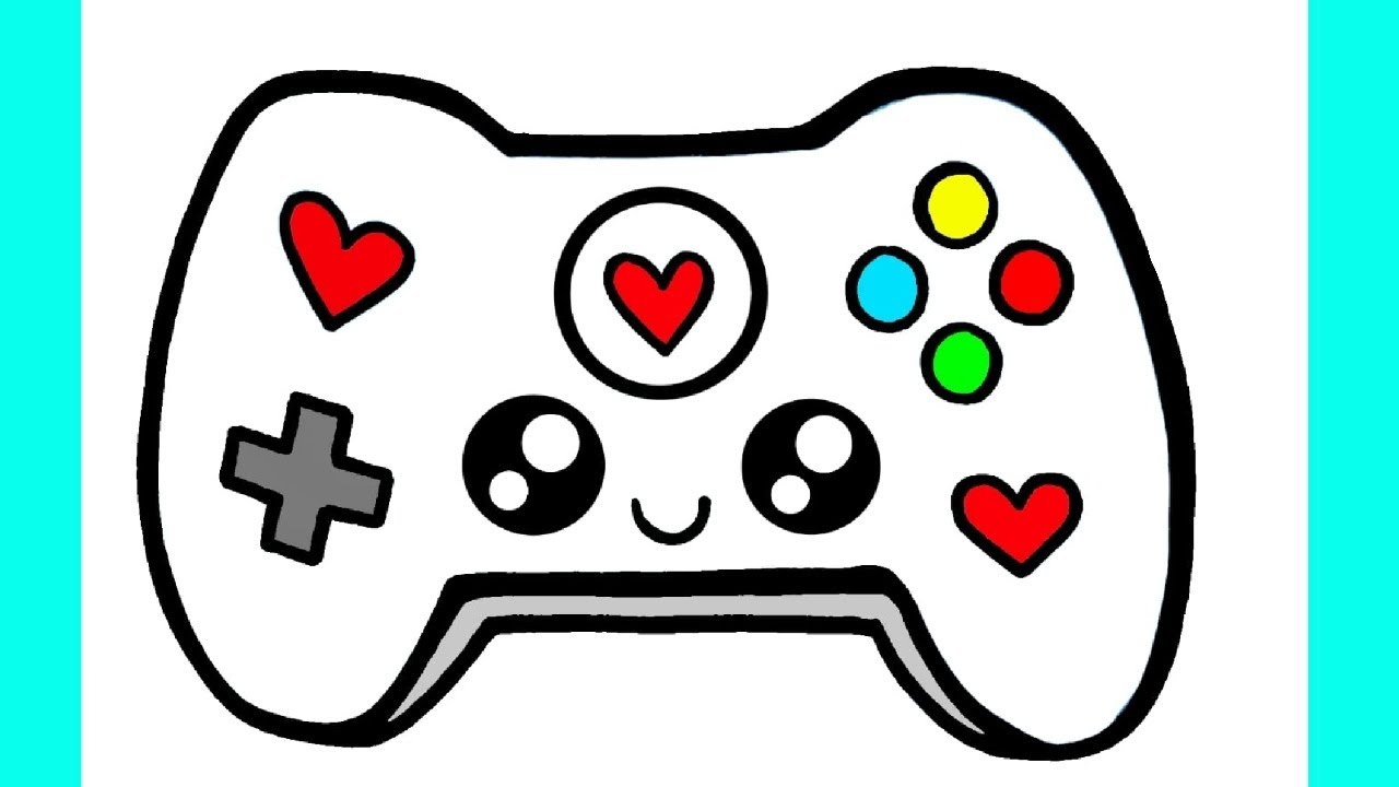 Video Game Desenho Png - Desenho De Controle De Video Game