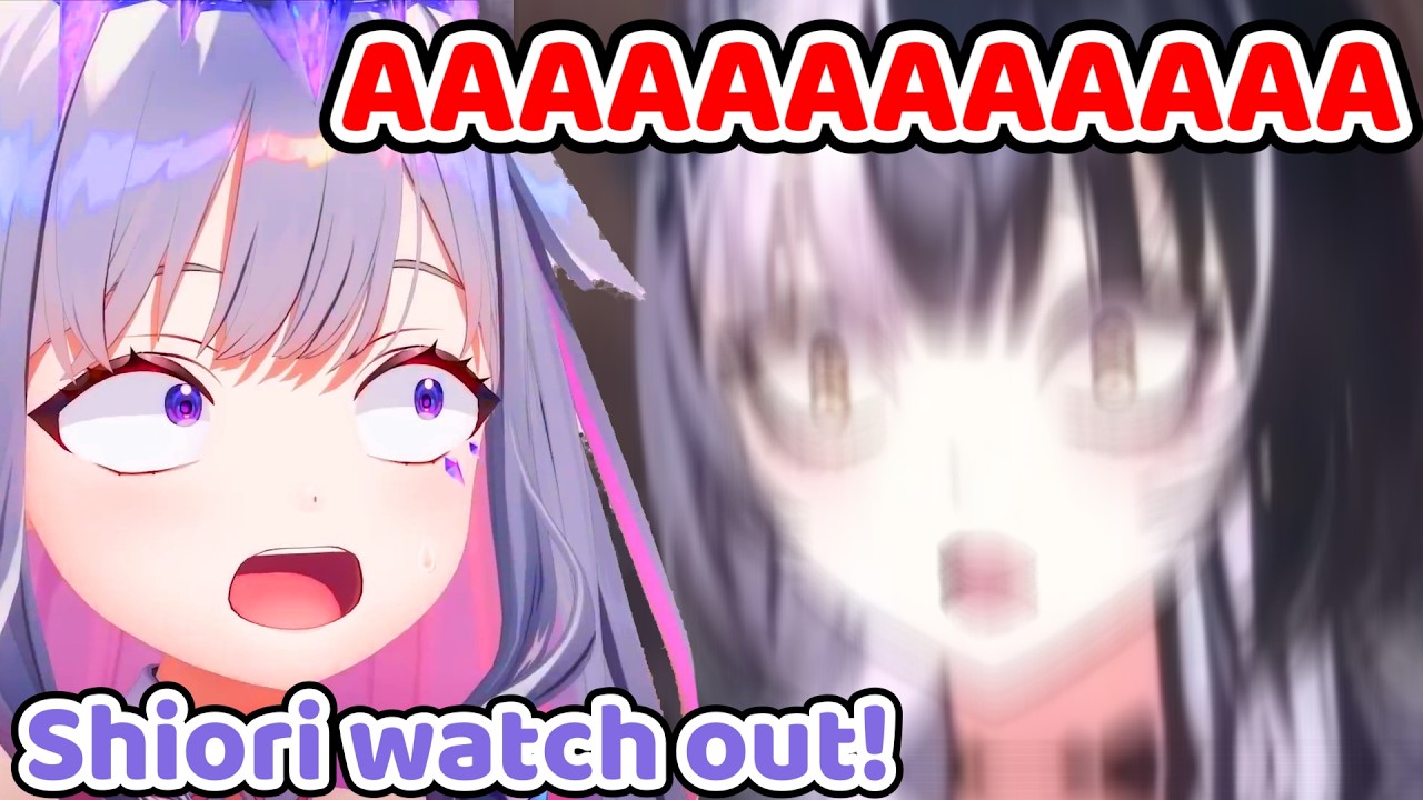 Shiori let out the Loudest Scream ever recorded and caught Biboo off guard (Hololive)