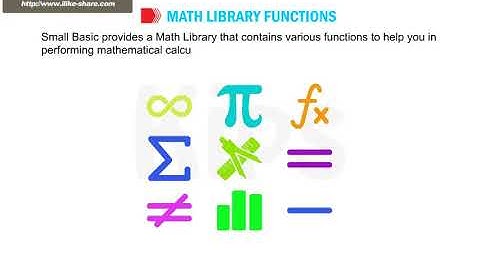 CLASS 06 chapter9 C Introduction to MS Small Basic
