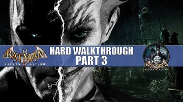 Batman: Arkham Asylum | HARD Walkthorugh | Part 3 "Scarecrow/Bane" | CenterStrain01