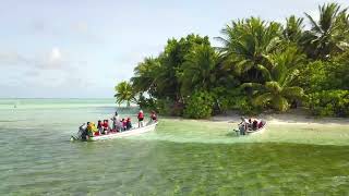 Drone (Aerial) video of Pisar island found within Chuuk lagoon, Chuuk State