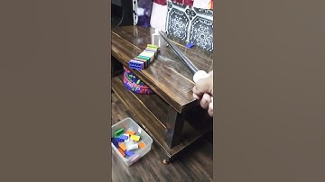 all new type of a biggest waterfall Domino trick#trending domino