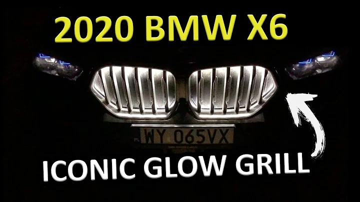 BMW X6 illuminated grill Iconic Glow / front and rear lights / interior ambient lighting - DayDayNews