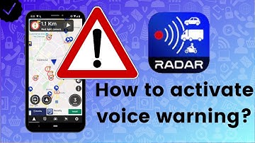 How to activate voice warning when losing GPS signal on Radarbot?