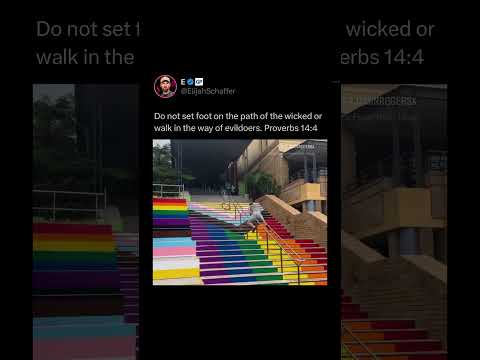 Man Avoids Gay Stairs