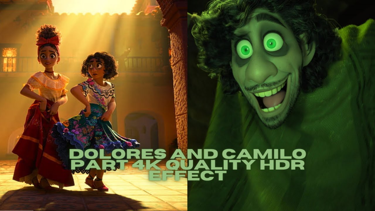 Disney Encanto We Dont Talk About Bruno Dolores And Camilo Part 4k ...