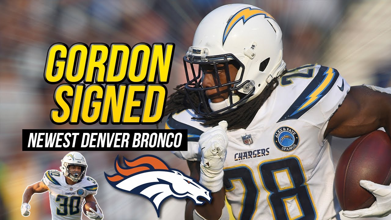 2020 Fantasy Football - Melvin Gordon Signs with the Denver Broncos