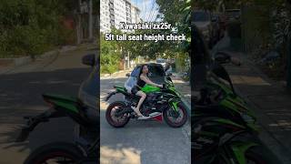 Seat Height Check Zx25R 5Ft Tall
