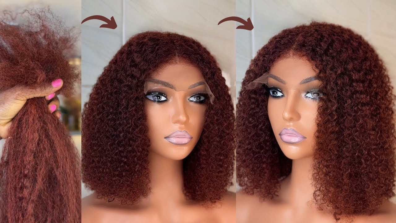 Omg 😱This Crochet wig ate🔥 how to make a crochet wig using Kinky