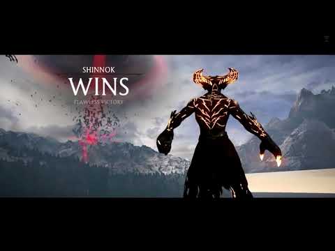 Mortal Kombat X Corrupted Shinnok Boss Secret Character Death Victorys On Rain Sindel Baraka 