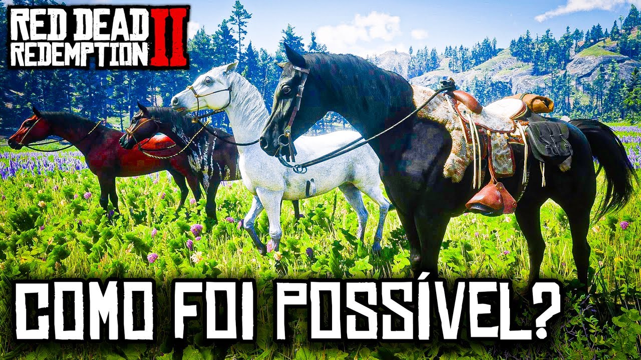 Como CONSEGUI o CAVALO PURO SANGUE ÁRABE MAIS LINDO DO RED DEAD REDEMP