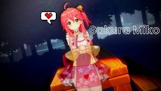 Sakura Miko, Transparent outfit~ 🎀💖~ Table shake~ -【 Hololive // MMD】#hololive中文 #sakuramiko