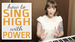How to sing high with power