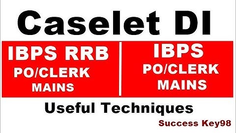 Caselet DI (Data Interpretation) for BANK PO|| IBPS PO-CLERK ||SBI PO 2017-18 || Tricks-in (Hindi)