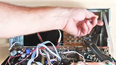 Removing a NuTone IM3003 Radio Intercom Master Station for Repair