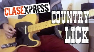 Clase de guitarra | Guitar lesson | Country lick | Tutorial | Fender Telecaster