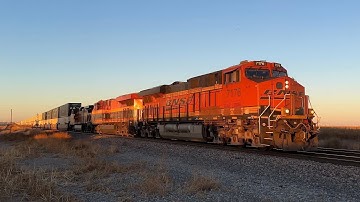 70 MPH BNSF & UP Z Train/Intermodal Compilation!