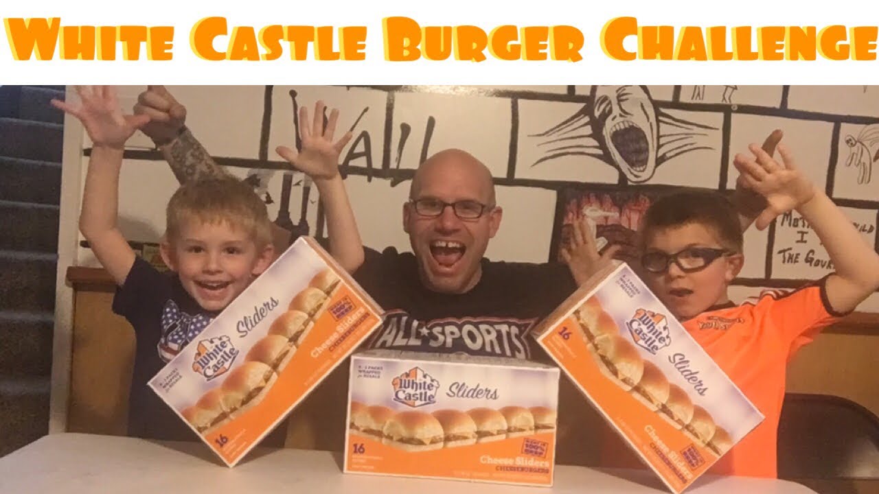 Harold and Kumar White Castle Challenge. Plus some extra burgers. Family Food Challenges