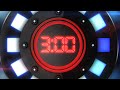 3 Minute Digital Neon Circle Countdown timer