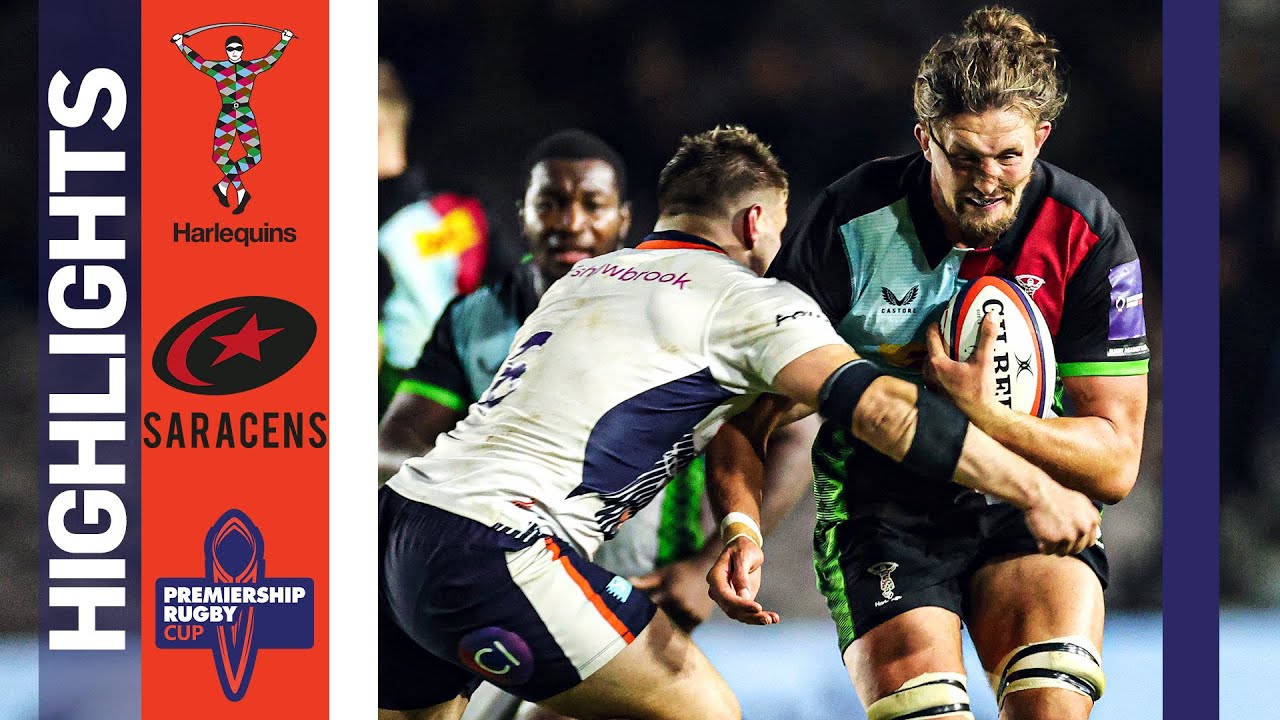 Harlequins v Saracens - HIGHLIGHTS High Scoring London Derby! Premiership Cup 2022/23