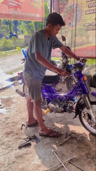Yamaha v75 seher FR mesin standar porting kopling full clutch siap gas harga 5jt wa 085725628184