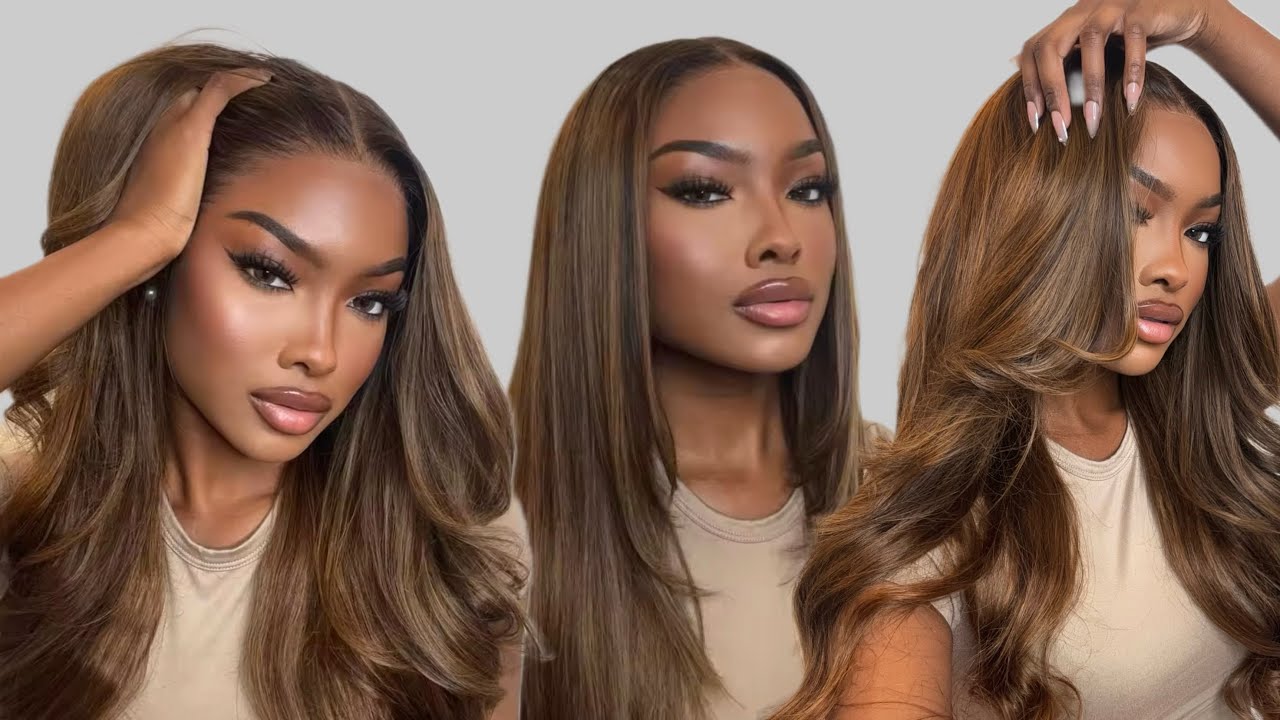 Парик Must-Have на осень 🍁 Карамельный блонд 13x4 с фронтальной частью из кружева | BeautyForever...