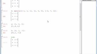 Vectores y Matrices en Maxima ( Vectors and Matrix in Maxima)