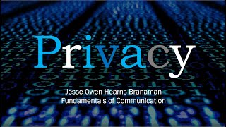 Media Ethics Lecture Part 3: Privacy
