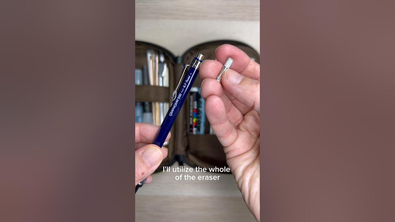 You Can REPLACE the ERASERS in Your Mechanical Pencils drawing mechanicalpencils YouTube