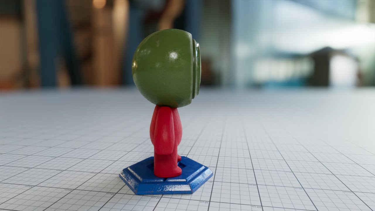 real time vr path tracing development : full assembly test - YouTube