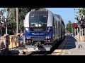 Railfanning Carlsbad Village on October 21,2023 feat hornshows,reverse hornshows,and BNSF power move