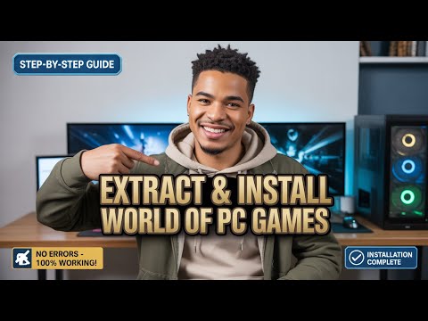 كيفية استخراج الملفات وتثبيت اللعبة عالم ألعاب الكمبيوتر 2025