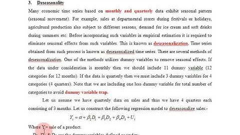Dummy Variable: Introduction and Applications Part 2 by Dr. Jatinder Pal