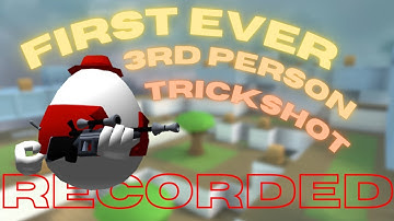 The First Ever Recorded Trickshot from 3rd Person View in Shell Shockers