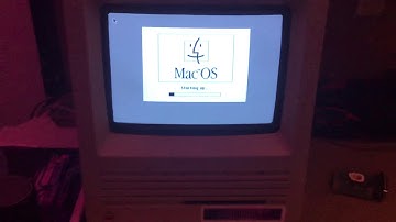 Macintosh SE booting System 7.5.3 - fresh install