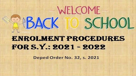 Electronic MLESF and Instruction in the Conduct of Enrolment for SY 2021-2022