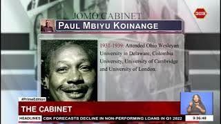 The Cabinets: Focus on the late Mbiyu Koinange
