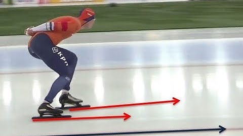 Sven Kramer straight technique slowmotion