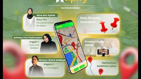 Video Pitching MAPIFY – Platform GIS untuk Pemetaan UMKM Gunungpati | Tim Syukur Menang